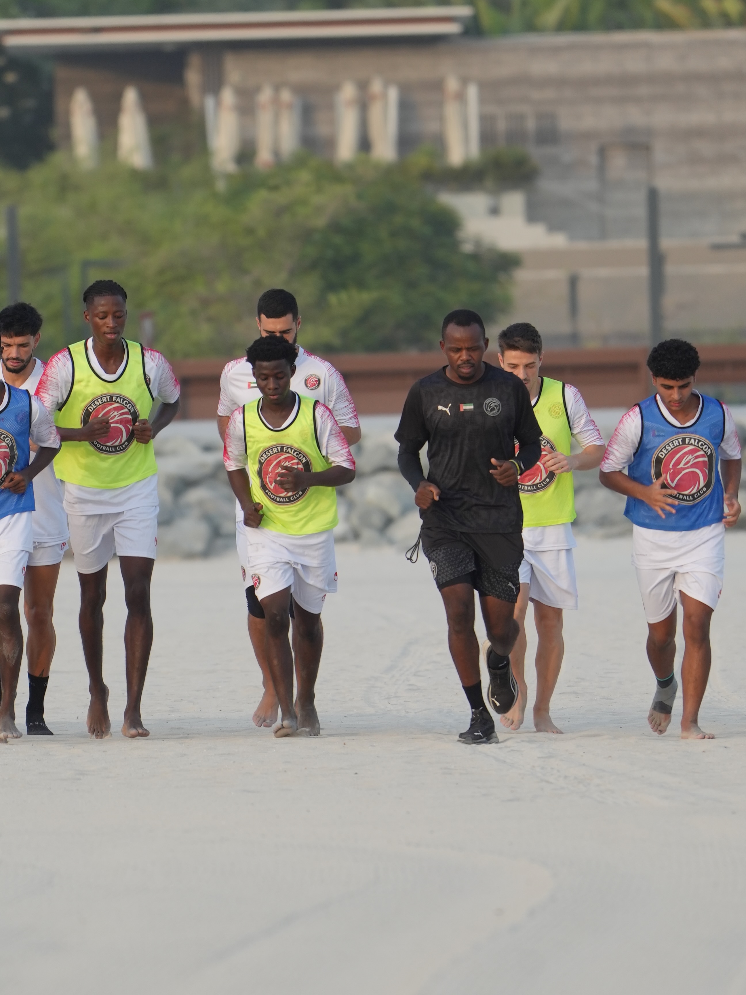 Desert Falcons FC training